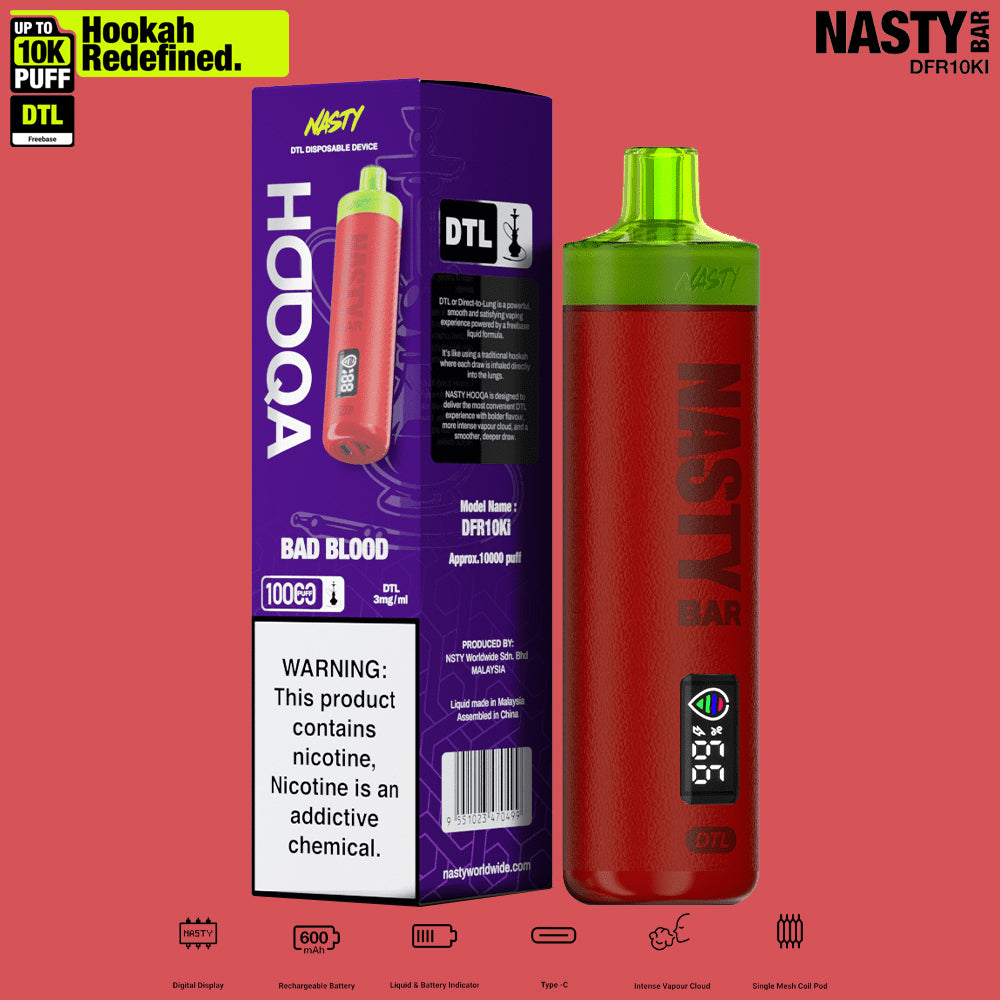 Nasty Bar Hooqa DFR10Ki