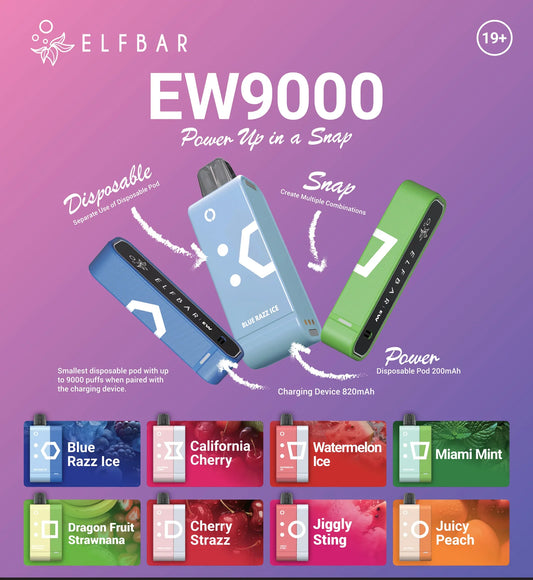 Elfbar EW9000 flavour pods