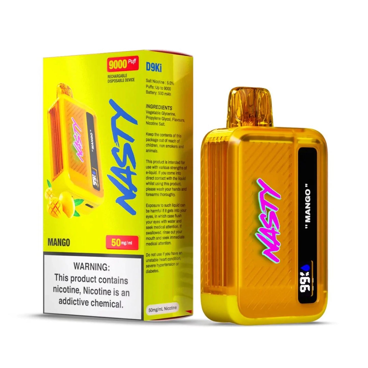 Nasty Bar 9000 puff disposable vape